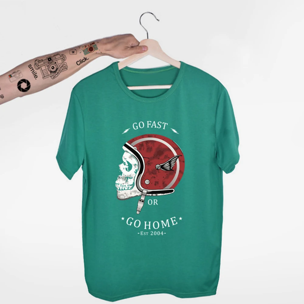 Креативные футболки с принтом черепа для мужчин и женщин модные коротким рукавом