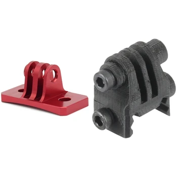 

1pcs CNC Skydiving Helmet Fixed Mounts & 1pcs 20MM Rail Adapter for GOPRO Hero 1 2 3 3+ 4 5 Session/Xiaomi