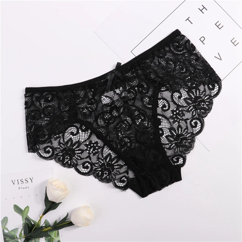 High Quality Breathable Transparent Lace Women's Panties