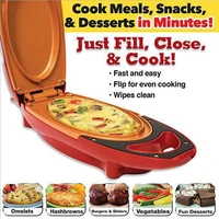 Electric frying pan steak barbecue plate smoke-free non-stick pot heating frying pan pizza maker omelette maker 2
