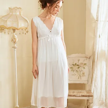 

Lace Modal Female Home Dressing Gown Nightwear Intimate Lingerie Summer New Sleepwear Nightgown Sexy Short Nightdress Sleepwear