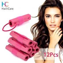 12 шт. Волшебные губки пена роликовые бигуди для волос набор спящих волос ролики с резинкой DIY волнистые Роликовые Инструменты для укладки волос для путешествий