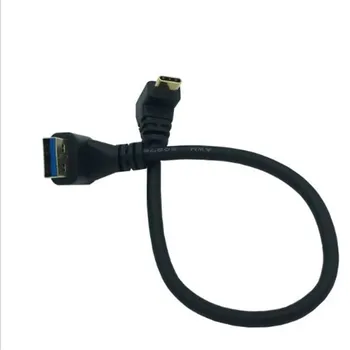 

Gold-plated standard USB3.0 version AM Bend / Type-C up and down computer notebook phone cable