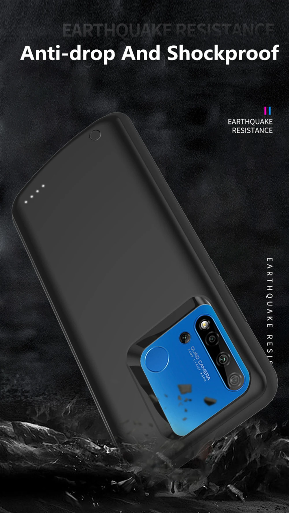 6500 мАч чехол для аккумулятора чехол для зарядки чехол s для huawei Nova 5i чехол для питания внешнего аккумулятора чехол для зарядного устройства s
