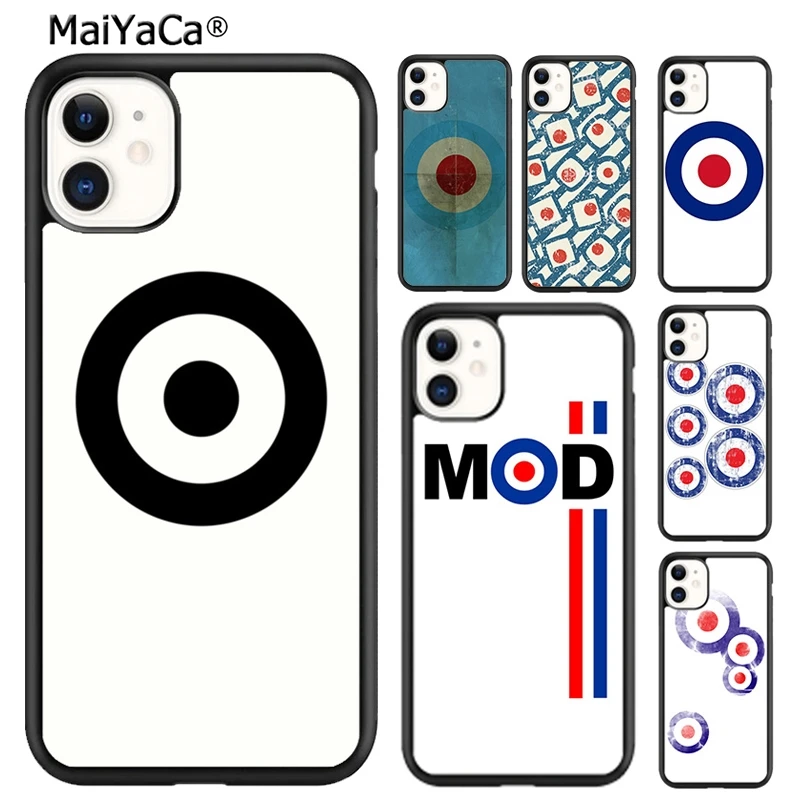 Maiyaca Mod White Target Tpu Custodia Morbida Per Iphone 15 Se2020 6 7 8 Plus Xr Xs 11 12 Mini 13 14 Pro Max Shell Coque
