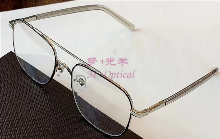 Винтажная качественная оправа для очков из чистого титана VPR59 с двойным мостом, квадратные очки для женщин и мужчин, оригинальная коробка, чехол для близорукости по рецепту