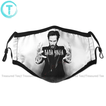 

John Wick Mouth Face Mask Keanu Reeves Facial Mask Kawai Cool with 2 Filters for Adult