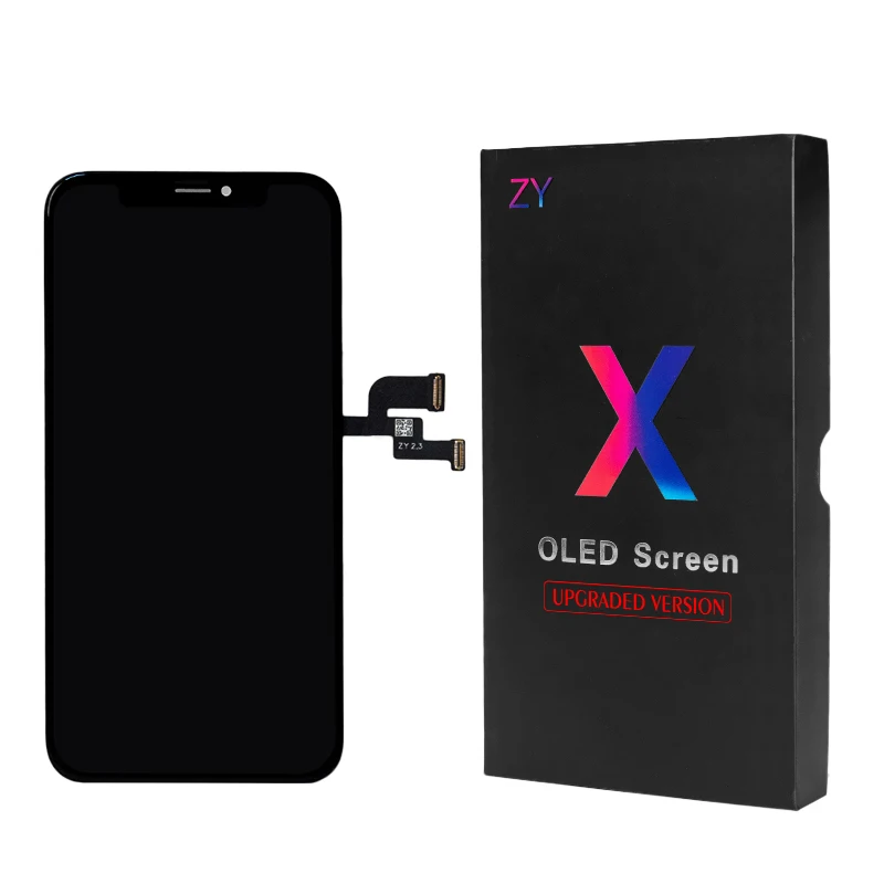 1pc Zy New Oled Quality Lcd Screen For Iphone X Xs Xr 10 5 8 Lcd Oled Display Digitizer Assembly Replacement 3d Mobile Phone Lcd Screens Aliexpress