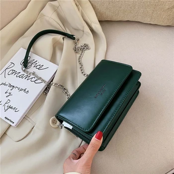 

New Fashion PU Leather Mini Crossbody Bags For Women 2019 Chain Designer Shoulder Messenger Bag Lady Travel Handbags and Purses