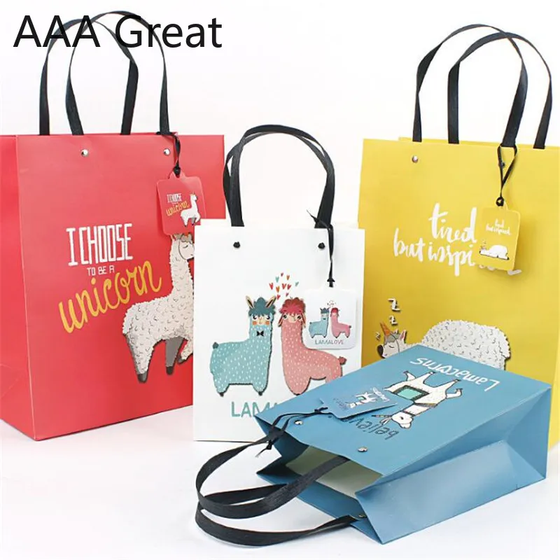 48 Stks/partij Multi-Gebruik Gift Tassen Kids Birthday Party Favor Tassen Handvat Boodschappentas Papier Cartoon Dier Zakjes Bruiloft kerst 48 Stks/partij Multi-Gebruik Gift Tassen Kids Birthday Party Favor Tassen Handvat Boodschappentas Papier Cartoon Dier Zakjes Bruiloft kerst