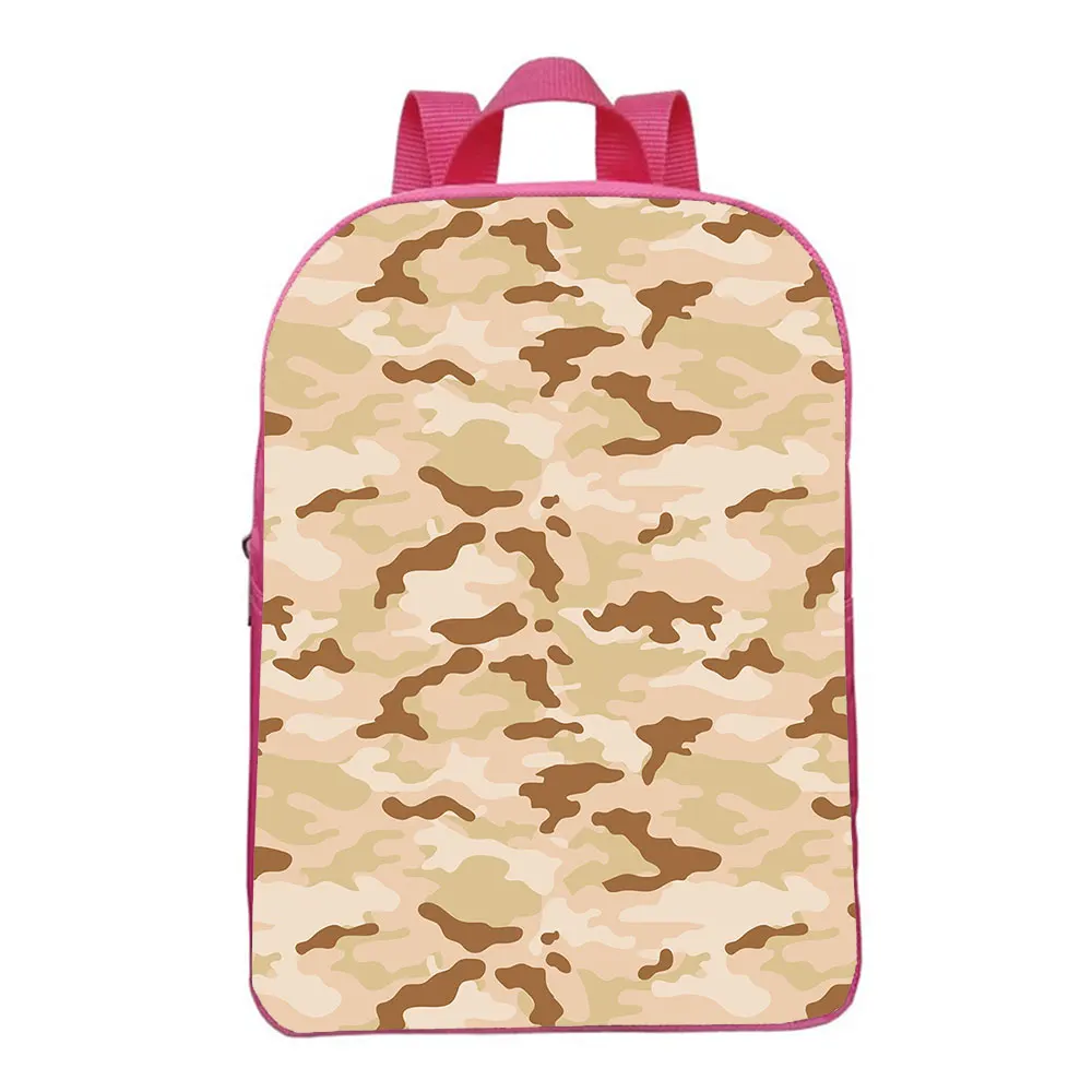 Kids Camouflage Mini Backpack Kindergarten Bags Toddler Cartoon Rucksack Girls Boys Daily School Bag Mochila