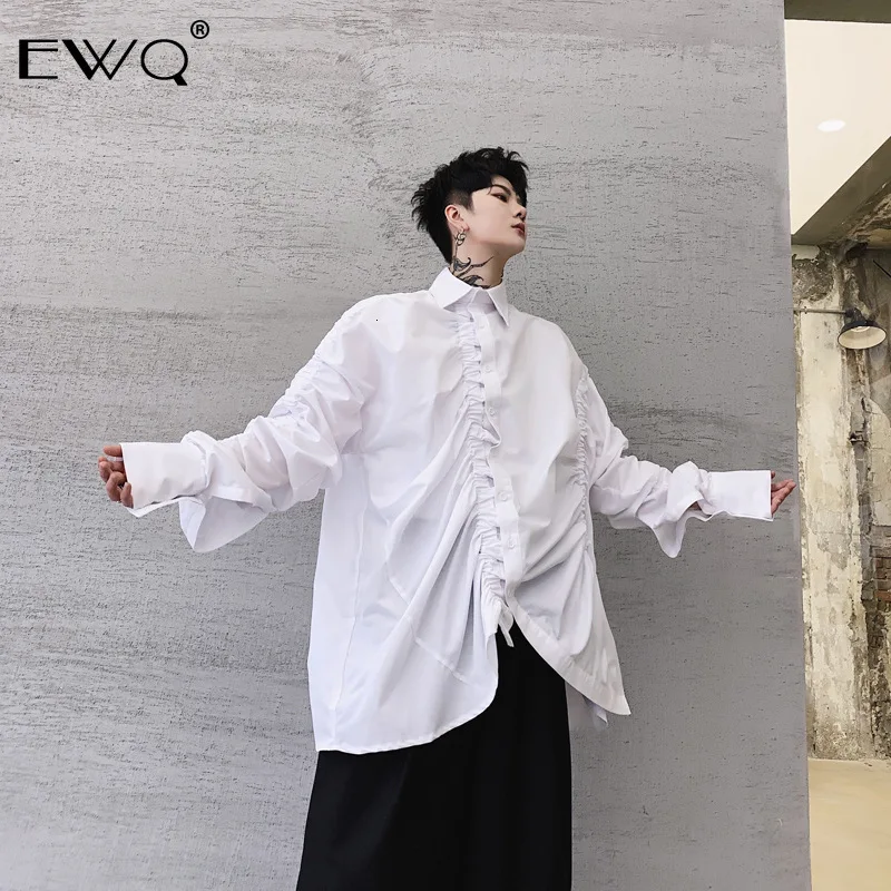 EWQ/2020 Новая мужская одежда Весенняя модная дизайнерская плиссированная