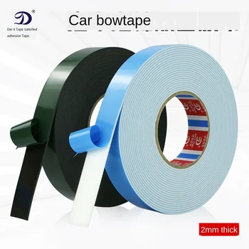 

PE Sponge Double-sided Tape Thicken 2mm Sponge Double-Sided Adhesive Tape Car Decoration PE Black/White Sponge Tape