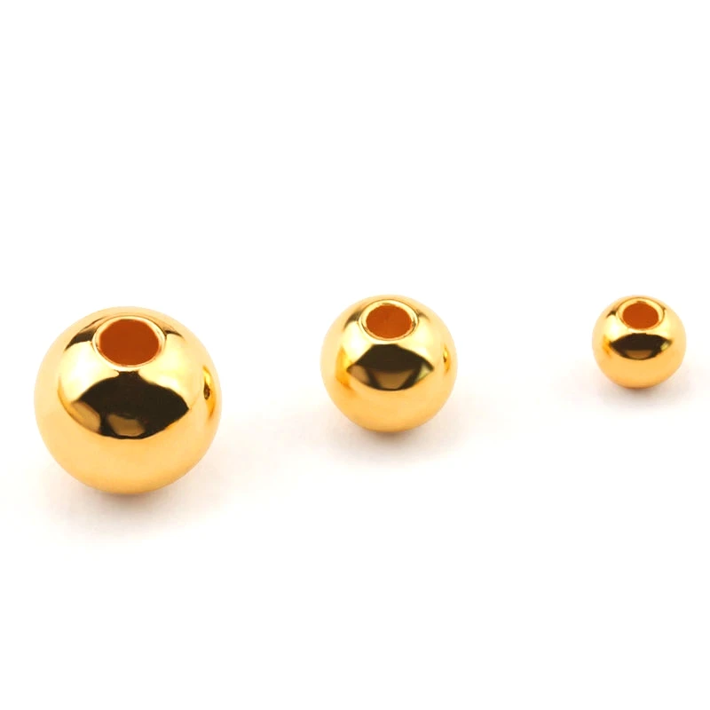 4-8 мм покрытые серебром и золотом бусины из смолы, имитация жемчуга, круглые бусины для ожерелья, браслетов, ювелирных изделий DIY 30 г/лот