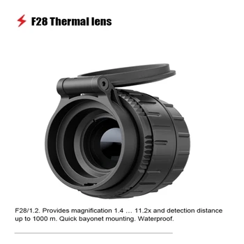 

Pulsar Thermal Imaging Scope Lenses F28/F38/F50mm/1.2 Germanium Objective Lens Accessories for XP Thermal Vision Series 1.4-20X