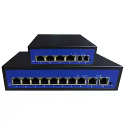 4ch/8ch POE switc 48 в 90 Вт сетевой переключатель POE Ethernet с RJ45 сетевыми портами IEEE 802,3 af/at подходит для системы видеонаблюдения/беспроводной