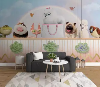 

[Self-Adhesive] 3D Cute Dogs 183858 Wall Paper mural Wall Print Decal Wall Murals