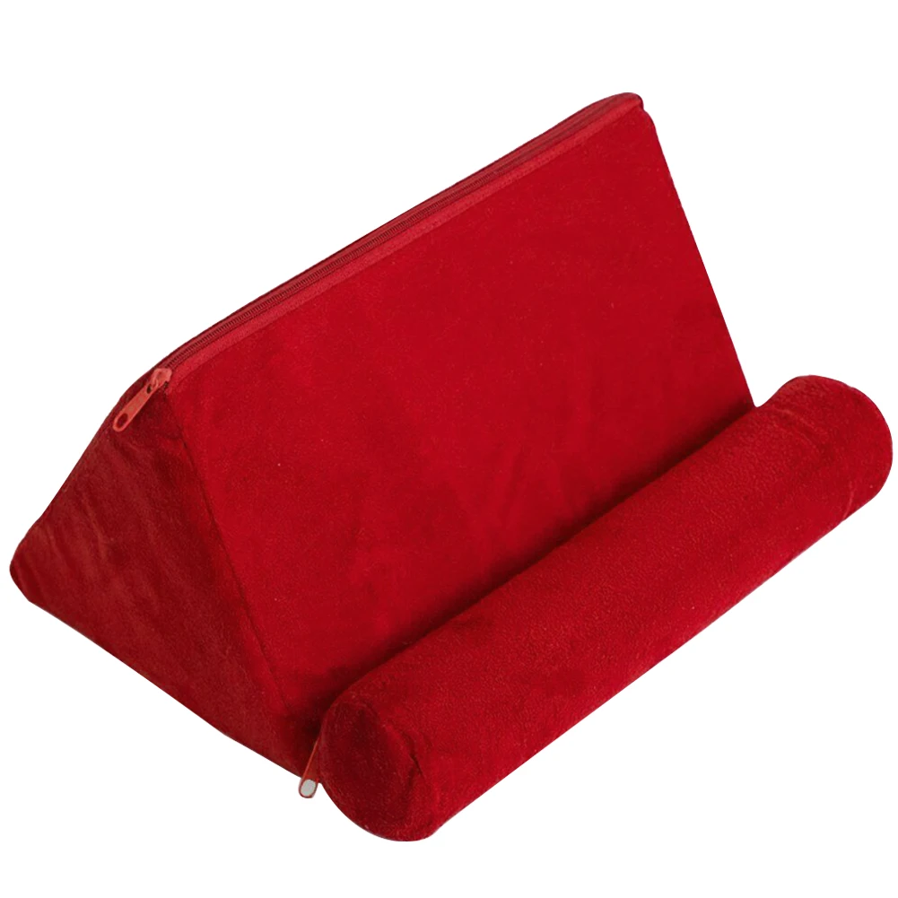 Подушка для отдыха, для чтения книг, мягкая подставка для офиса, держатель для планшета, подушка для мобильного телефона - Цвет: Красный