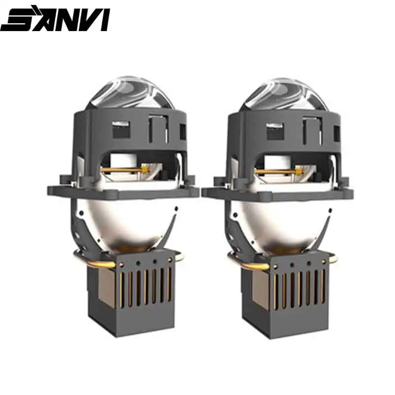 Новое поступление 3 дюймовый светодиодный и лазерный проектор SANVI Bi 62 Вт 5500K