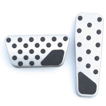 

Stainless Steel Fuel Brake Dead Pedal Cover Set For Dodge Challenger For Chrysler 300C Brake Accelerator Metal Pedal AT (YY)