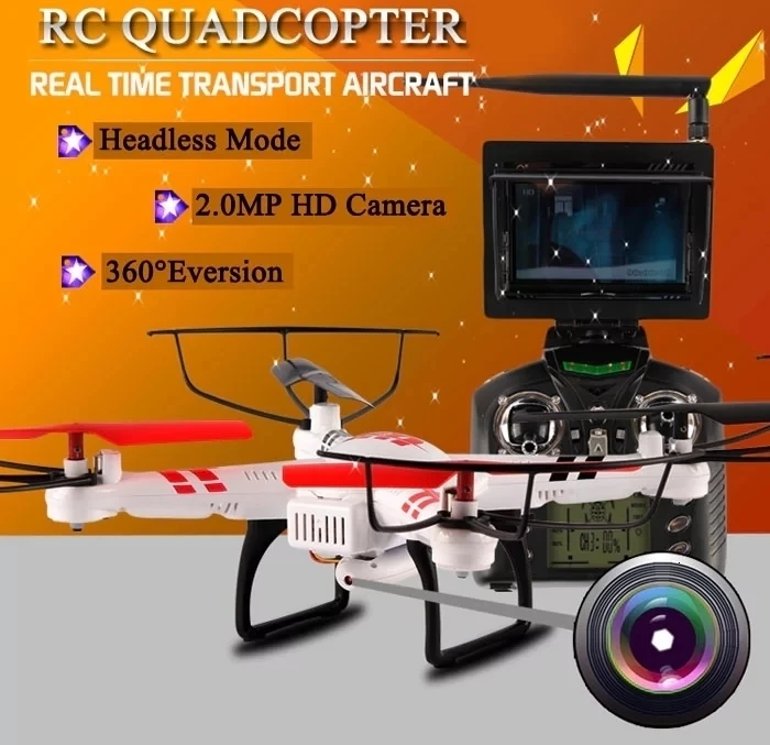 WLtoys V686G FPV RC Дроны с HD камерой Wltoys V686 Профессиональный RC Квадрокоптеры с камерой RC Летающая Камера вертолет