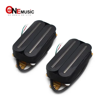 

1 Set Electric Guitar Humbucker Dual Coill Dual Rail Guitar Bridge Pickup with 57mm Steel Pole Black