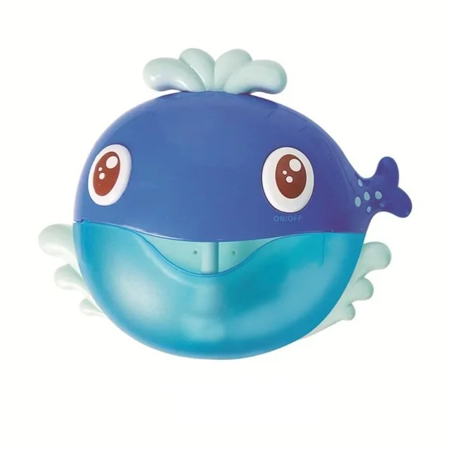Открытый лягушка пузыря& крабы Детские Игрушки для ванны пузырь чайник ванна для купания мыло машина игрушки для детей с музыкой воды игрушки - Цвет: whale  without box