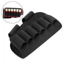 Тактический 6 Круглый приклад для дробовика патронов держатель 12/20 Ga пулевидер военный охотничий страйкбол винтовка приклад картриджный мешочек