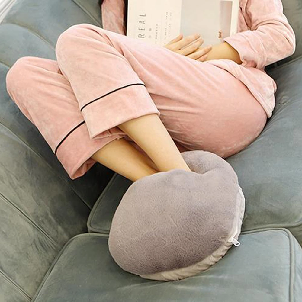 Pantuflas cálidas para pies, calentador de pies eléctrico USB, cojín para invierno, zapatillas de calefacción para oficina, almohadillas para zapatos, manta, esterilla|Almohadillas térmicas eléctricas|