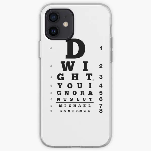 Dwight You Ignorant Slut Phone Case Customizable for iPhone X XS XR Max 5 5S 6 6S 7 8 Plus 11 12 13 Pro Mini TPU Dog Print | Мобильные