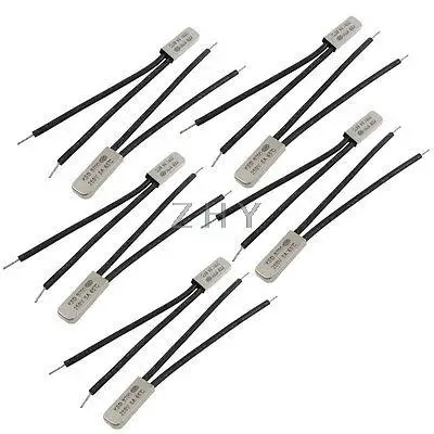

10 Pcs Bimetal Temperature Control Switch Thermostat 65C N.C KSD9700