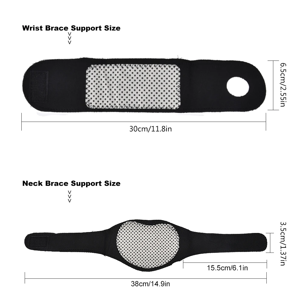 Турмалин самонагревающийся наколенник магнитный терапевтический коврик шейный Пояс Поддержка запястья фиксатор сохраняет тепло снимает боль забота о здоровье