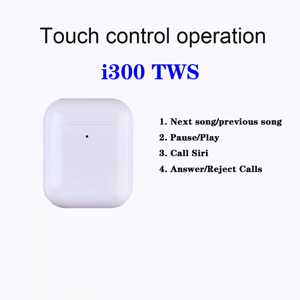 €27.36 20% de DESCUENTO|Original i300 TWS 1: 1 Bluetooth 5,0 inalámbrico 6D auriculares con fuerte bajo PK i10 i12 i20 i30 i60 i80 i100 i1000 i2000 i800 i500 TWS-in Auriculares y cascos from Productos electrónicos on AliExpress 