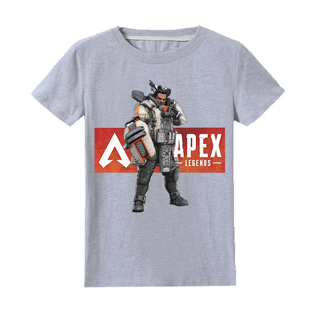 Летняя детская история игрушек мультфильма apex legends Джоджо Сива Алан Уокер Выцветшая хлопковая Рождественская футболка для мальчиков и девочек - Цвет: T954Gray