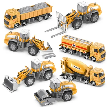 

Children Simulation Alloy Engineering Vehicle Series Excavator Bulldozer Forklift Forklift Model Toy Boys Birthday Gifts