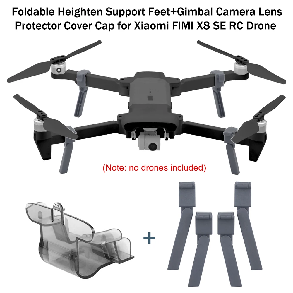 

New Camera Lens Protection Cover with Foldable Height Legs Support for FIMI X8 SE Hi 888
