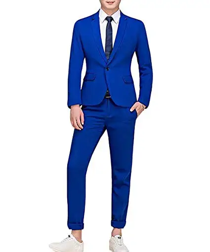 

Colorful New Fashion Mens Suits Custom Made Wedding Tuxedos For Prom Italian Stylish Mens Suits 2Pieces (Jacket+Pants+Tie)