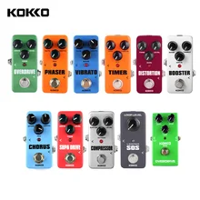 KOKKO портативный гитарный эффект педали компрессор Looper овердрайв усилитель звука истинный обход неограниченное количество накладных педали
