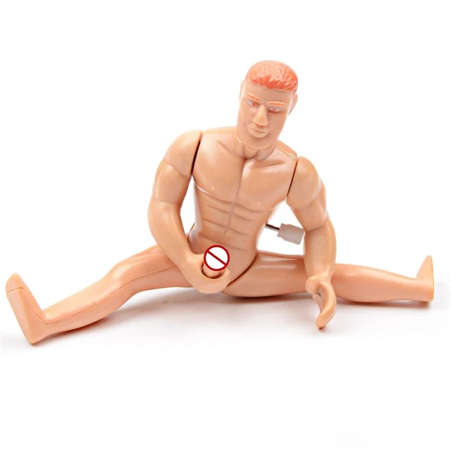 Funny Action Figure Toys Masturbating Man Wind Up Toy Prank Joke Gag For  Over 14 Years