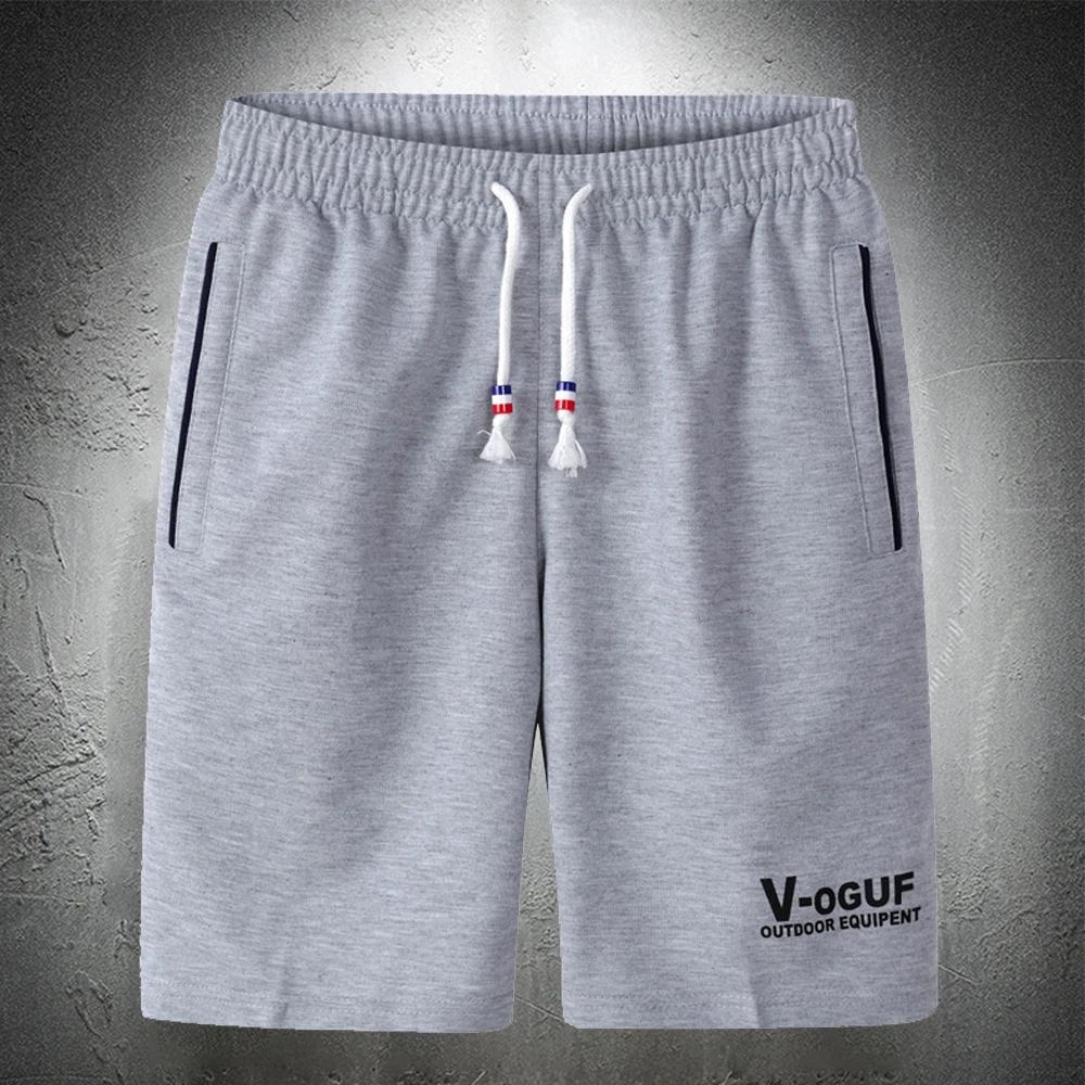 Los hombres de verano ligero sudor pantalones cortos joggers con cordón ajustable pantalones cortos de los hombres de moda ropa de entrenamiento gimnasio pantalones cortos transpirable 2021
