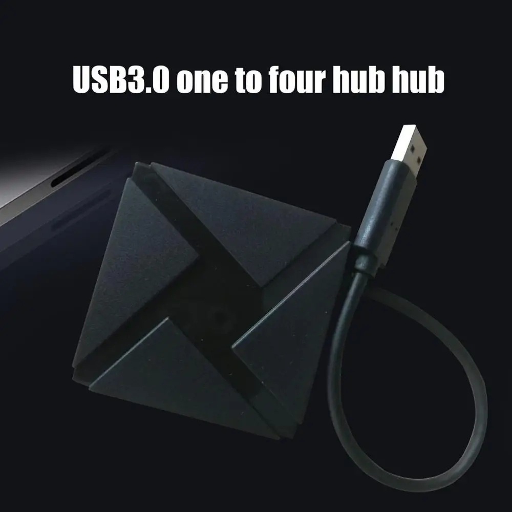 4 usb-хаб Многофункциональный USB разветвитель с Питание Интерфейс 4 Порты usb адаптер высокое Скорость концентратор для ПК компьютер