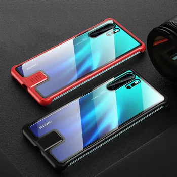 

P30 Pro Case Tempered Glass Metal Bumper Cover for P30 Mate 20 Nova 5 Pro Shockproof Alumium Case for Honor 20 Pro Clear Funda