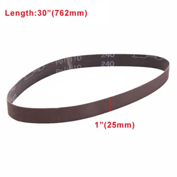 

6pcs 1 X30 180-800 Grits Grinding Polishing Aluminum Oxide Sander Sanding Belt
