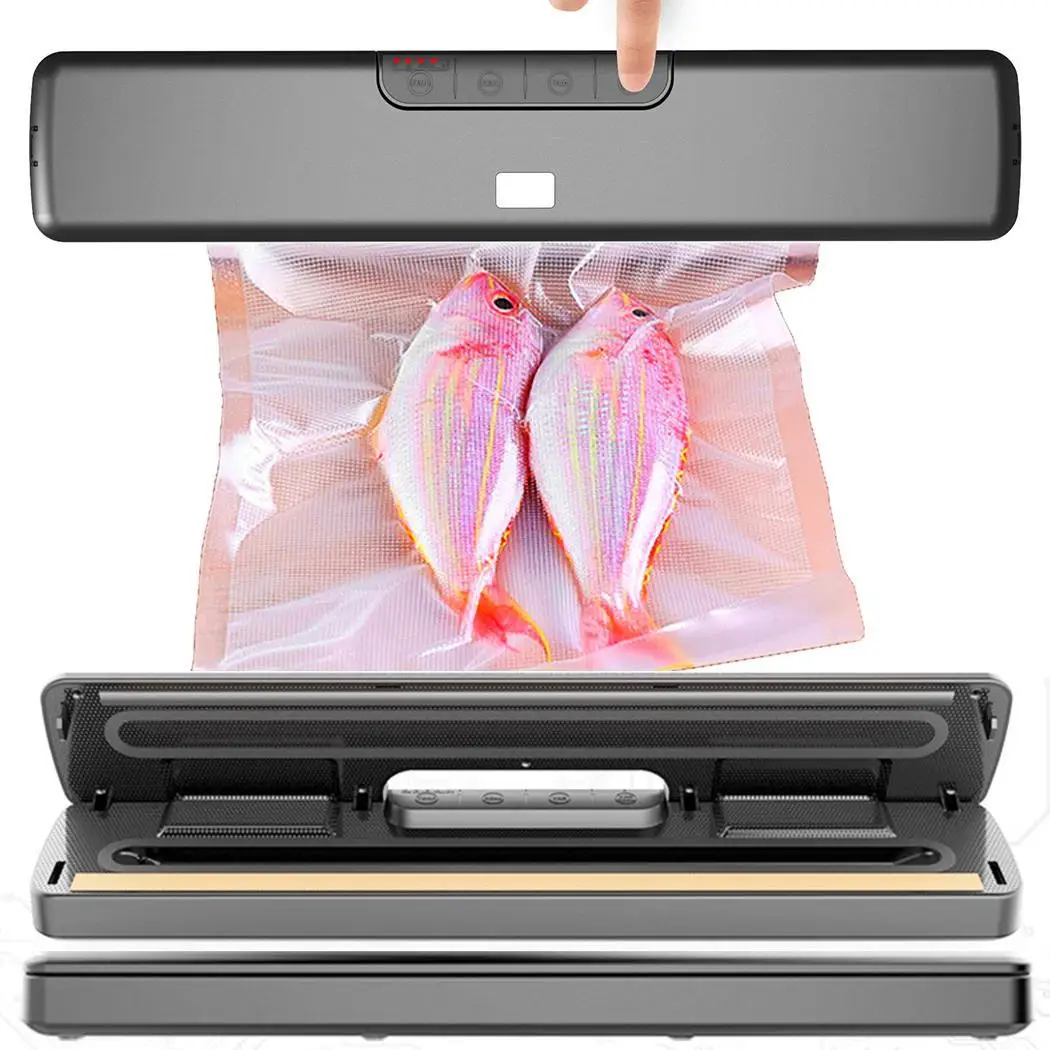 

Household Vacuum Sealer Wet Dry Dual Appliances Use 100-240V 34cm/13.4inch Food Automatic Sealing EU Machine
