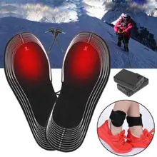 1 пара USB стельки с подогревом для ног, согревающие стельки для ног, теплые носки для ног, зимние уличные спортивные стельки для обуви, Теплые Зимние Стельки