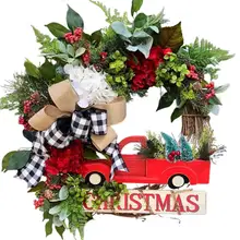 Guirnalda de Hojas de arce artificiales para decoración del hogar, guirnalda falsa de otoño, calabaza, granja, jardín de Navidad, fiesta de Acción de Gracias