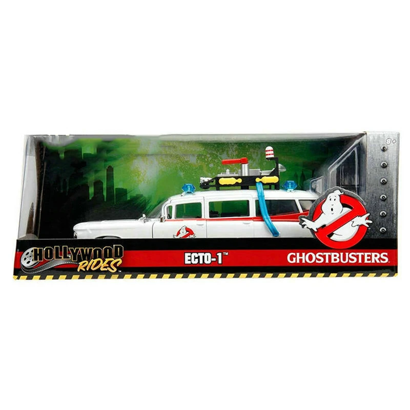 1:24 1984 Ghostbusters сплав литье под давлением классическая модель автомобиля моделирование ретро коллекция металлический автомобиль Коллекционная работа