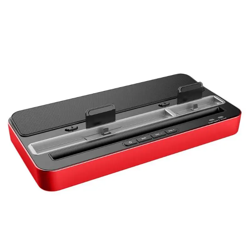 RED IPega Pg-9119 Зарядная база для nintendo Switch многофункциональная зарядная розетка с функцией аудио динамика - Цвет: RED