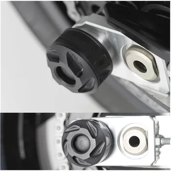 

For BMW F800GS Rear Wheel Protection Pads Motorcycle F800 GS Accessories F 800GS F 800 GS Protector Slider set for rear axle