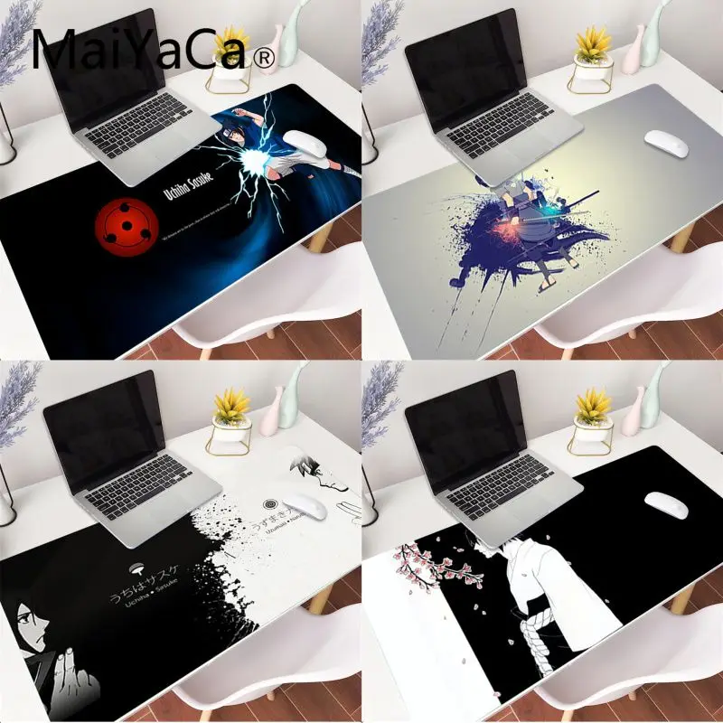 

MaiYaCa naruto Uchiha Sasuke Laptop Gaming Mice Mousepad Gaming Mouse Pad Large Deak Mat 700x300mm for overwatch/cs go